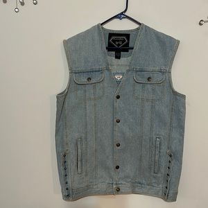 New Diamond Plate, Men’s Denim Vest